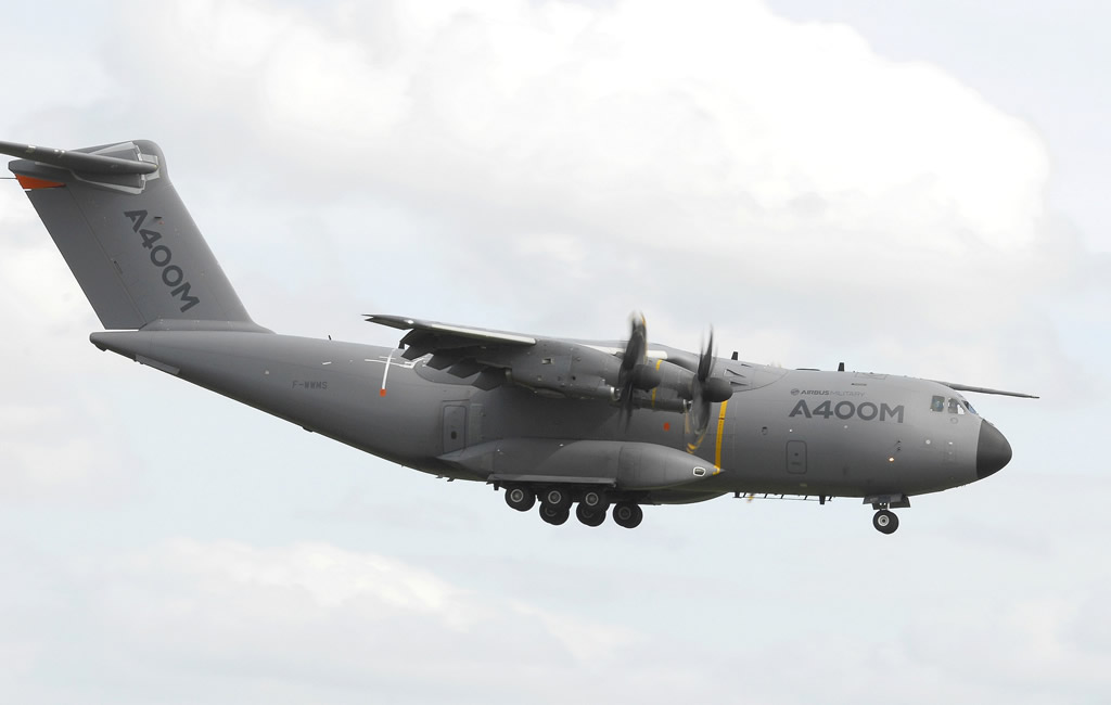 Airbus A400M Msn 003, Registration F-WWMS, seen here in flight on April 18, 2013